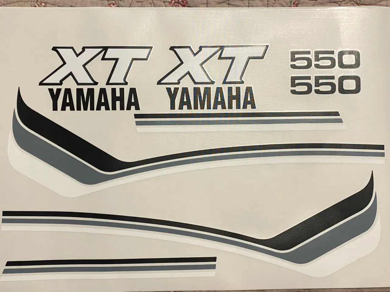 Billede 3 - Yamaha XT 550 stafferinger (decals)
