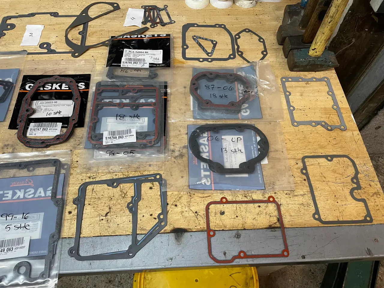 Billede 1 - harley gearkasse og primærpakninger