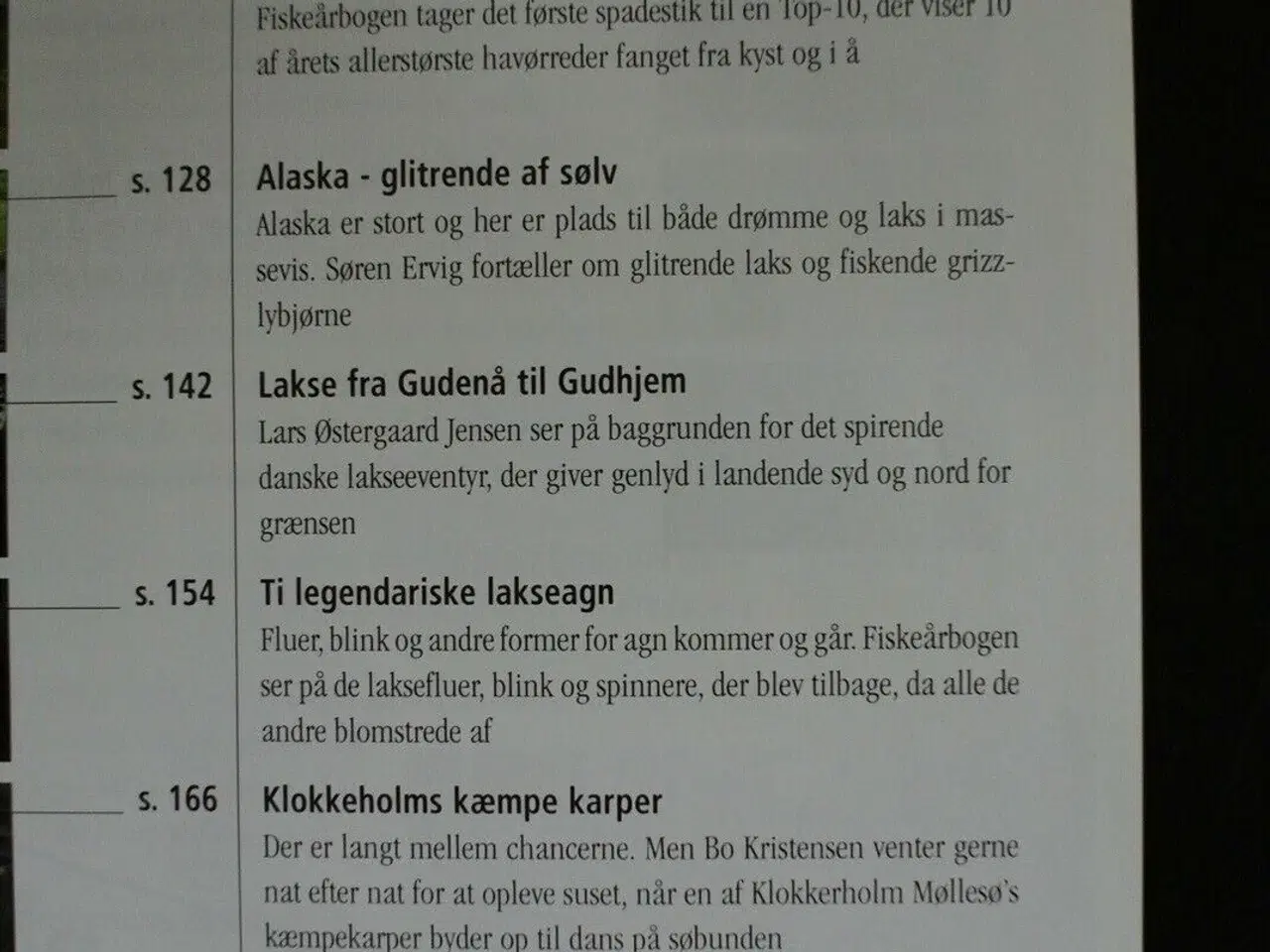 Billede 3 - michael sands fiskeårbog 1. årg., red. af michael 