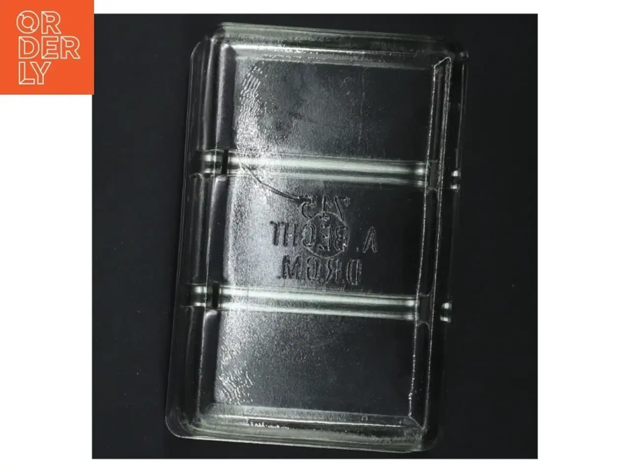 Billede 5 - Glasbeholder med låg (str. 17x10,5 cm)