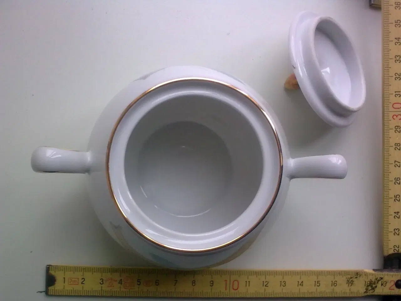 Billede 3 - Grafisk Bucka & Nissen Danmark dekor krukke m fad