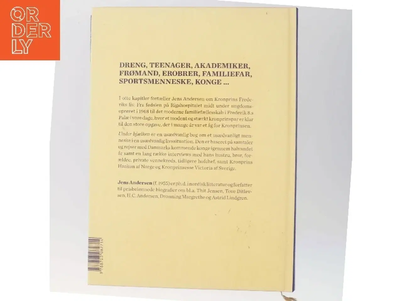 Billede 3 - Under bjælken : et portræt af Kronprins Frederik af Jens Andersen (f. 1955) (Bog)