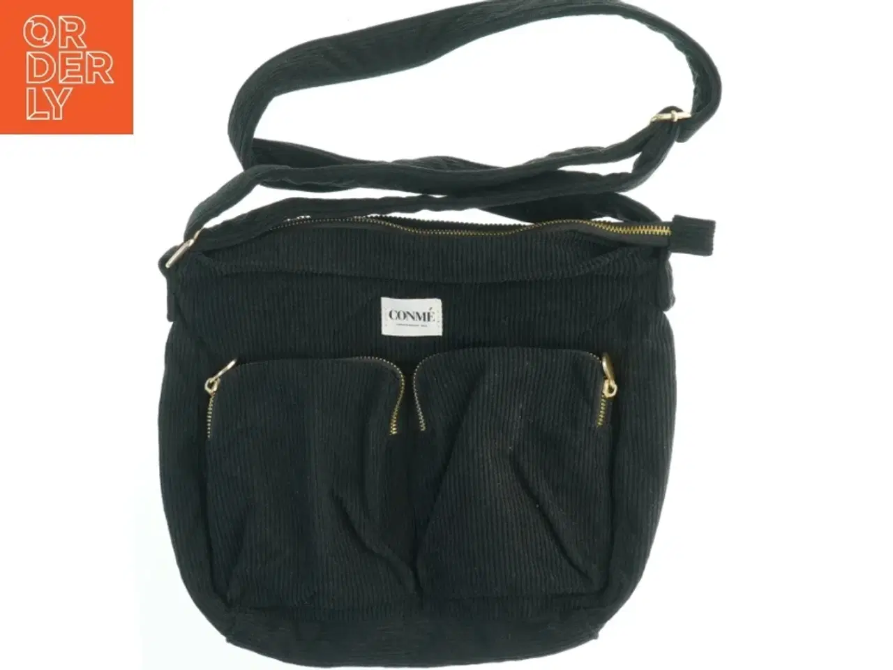 Billede 3 - Sort skuldertaske fra Conme (str. 27x31 cm)