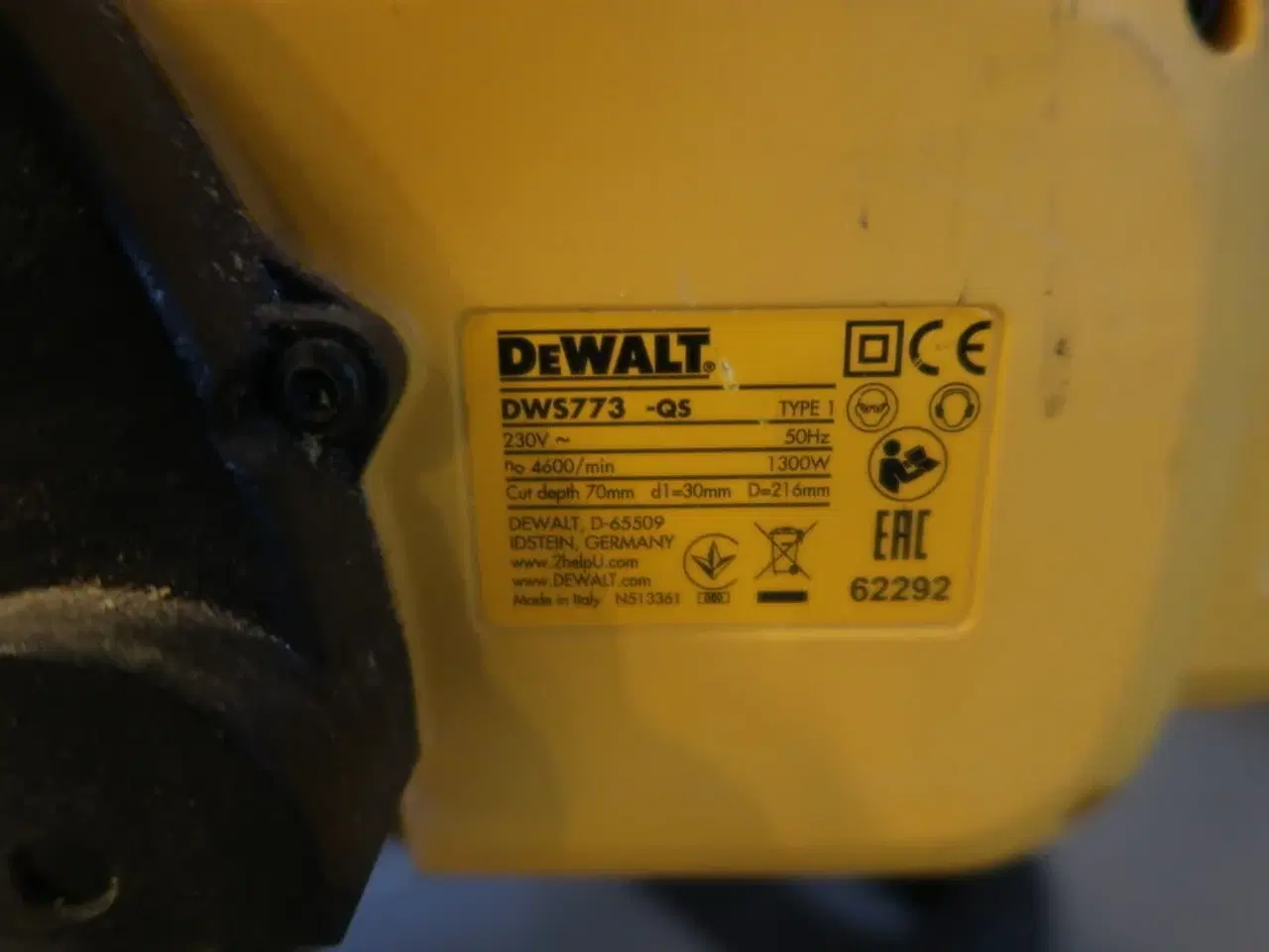 Billede 3 - Kap-/geringssav DEWALT DWS773-QS