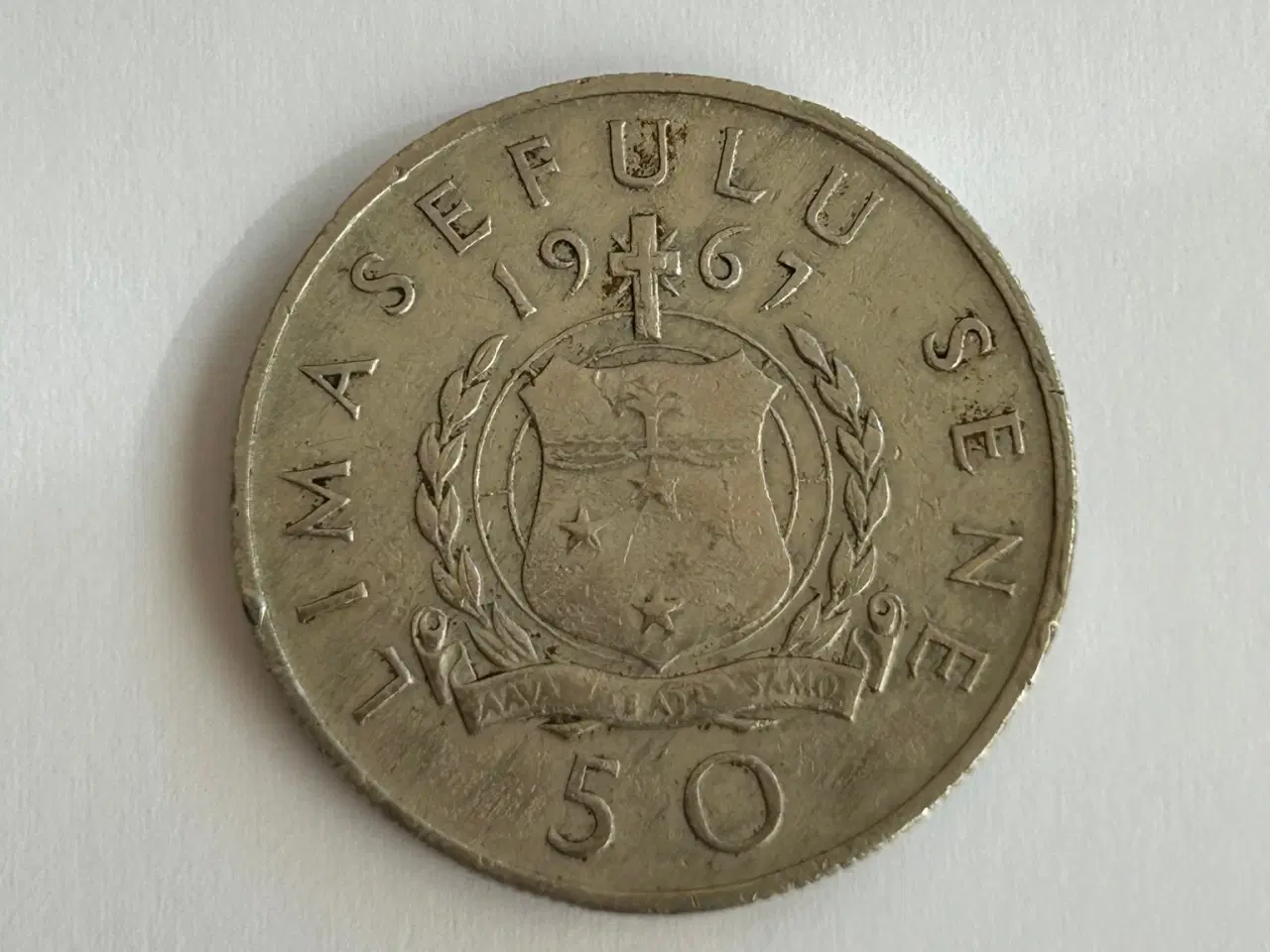 Billede 1 - 50 Sene 1967 Samoa - Low Mintage