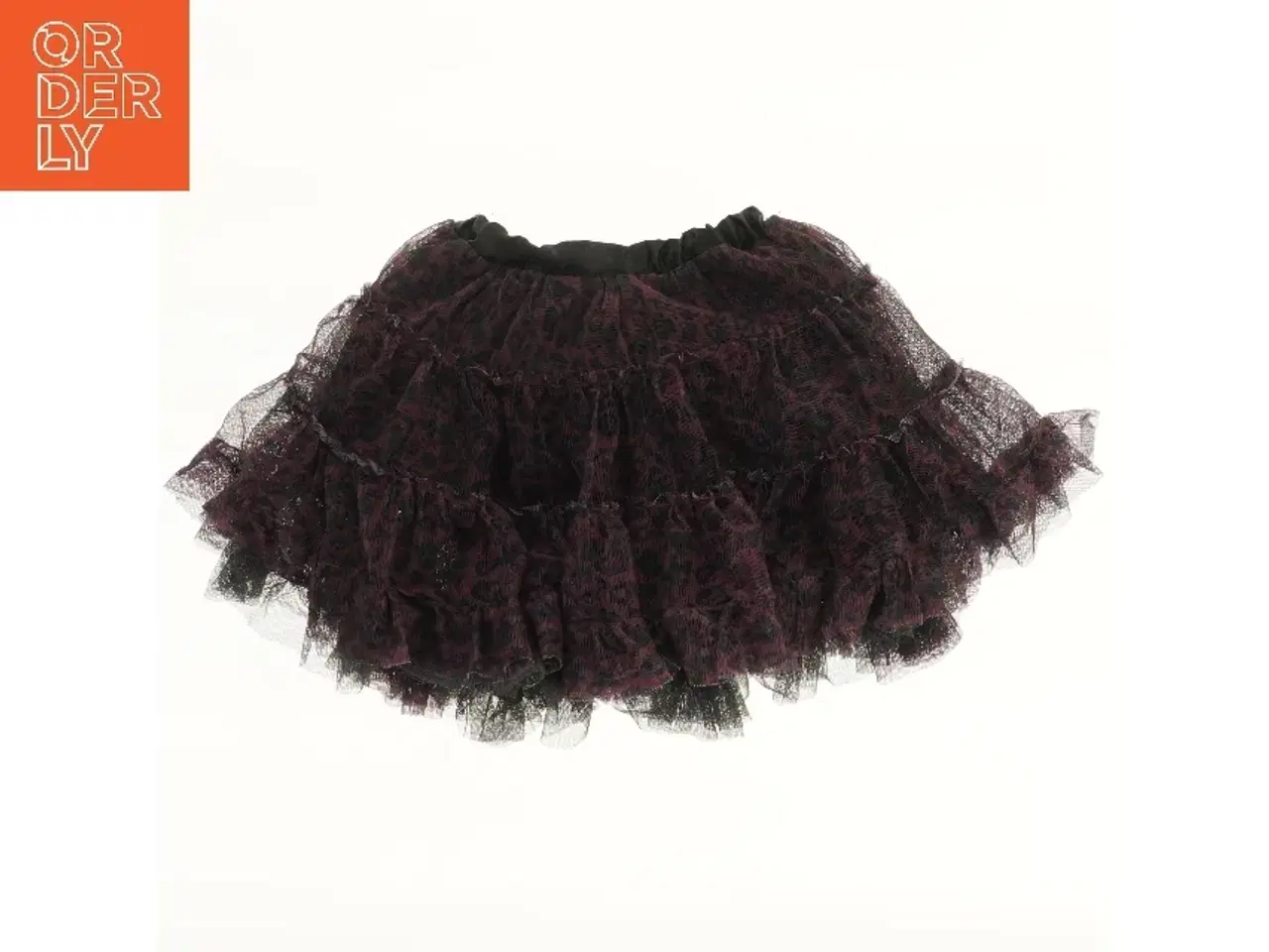 Billede 2 - Leopardmønstret fyldigt tylskørt str. 92