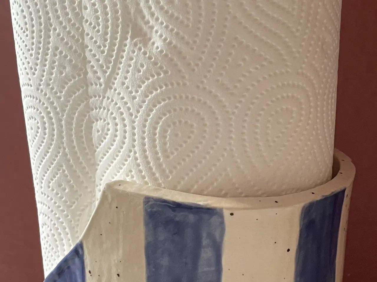 Billede 1 - Køkkenrulleholder keramik 