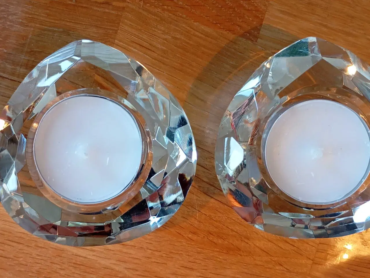 Billede 2 - Glas fyrfadsstager