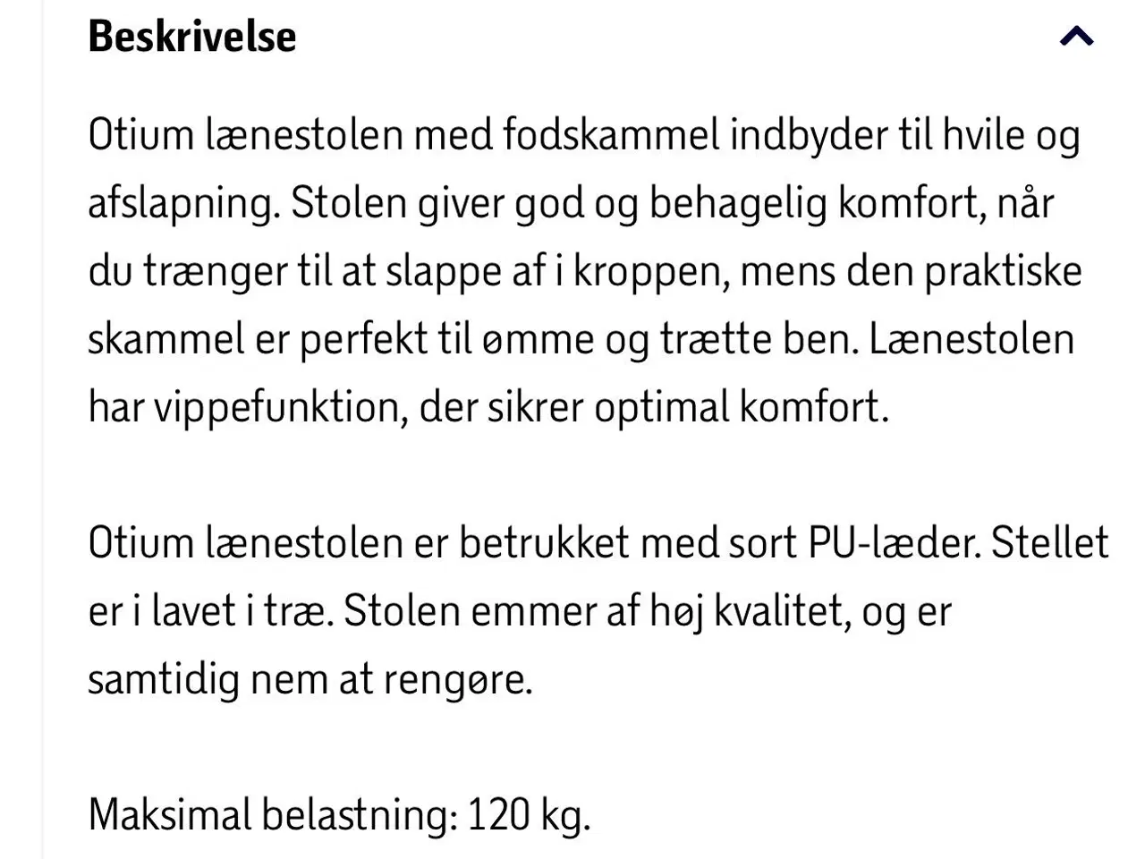 Billede 8 - Læder lænestole med fod skammel