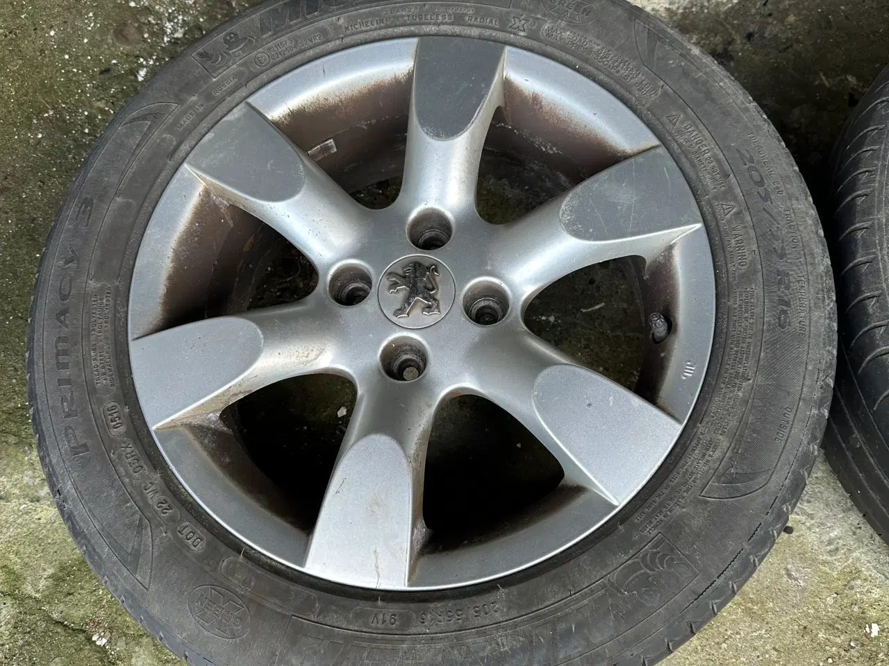 Billede 3 - 4 x Peugeot Alu fælge
