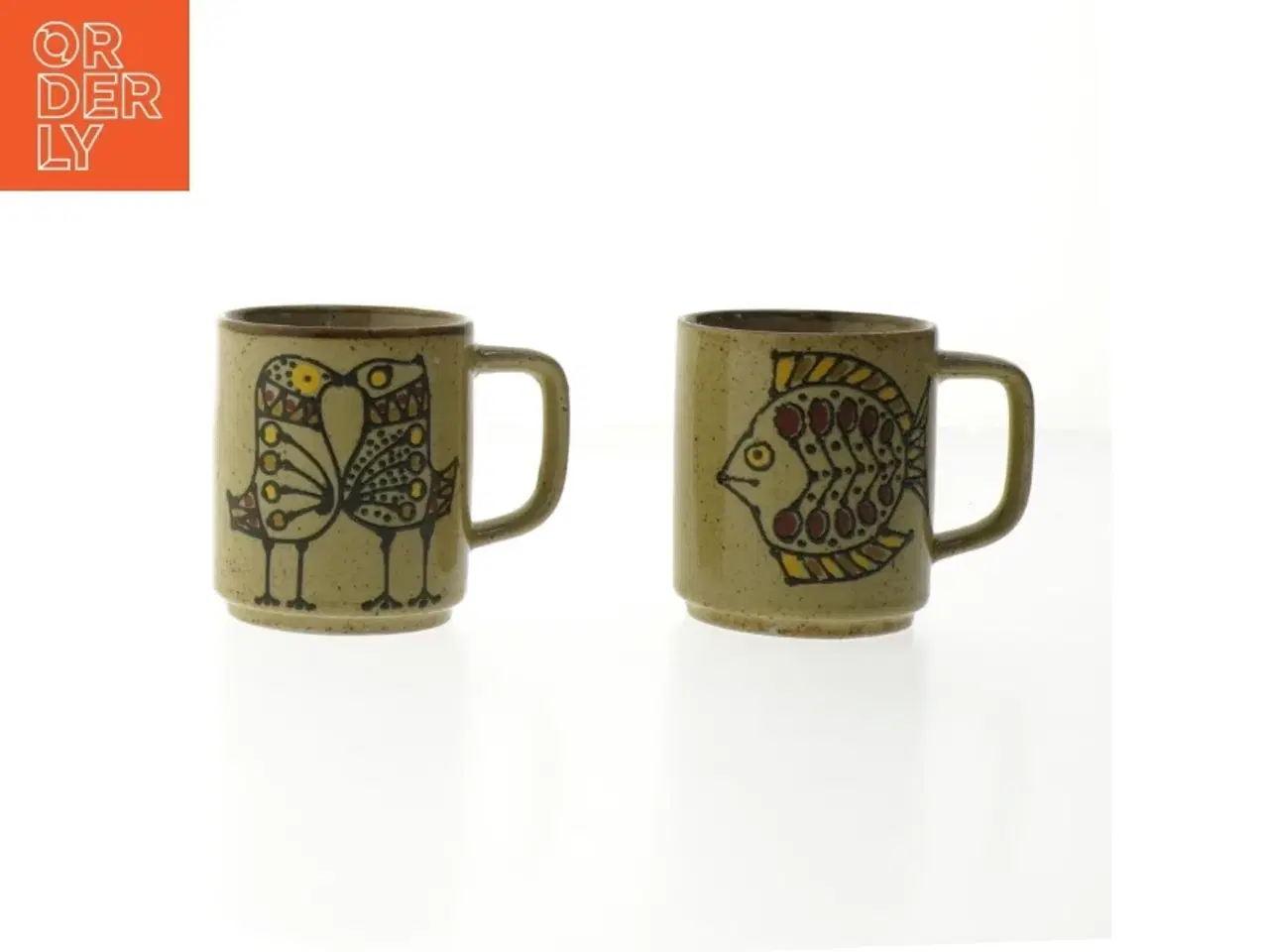 Billede 2 - Vintage Korea Ambassador kaffekrus med håndtag (str. Ø. 7,5 cm. længde. 8,5 cm)