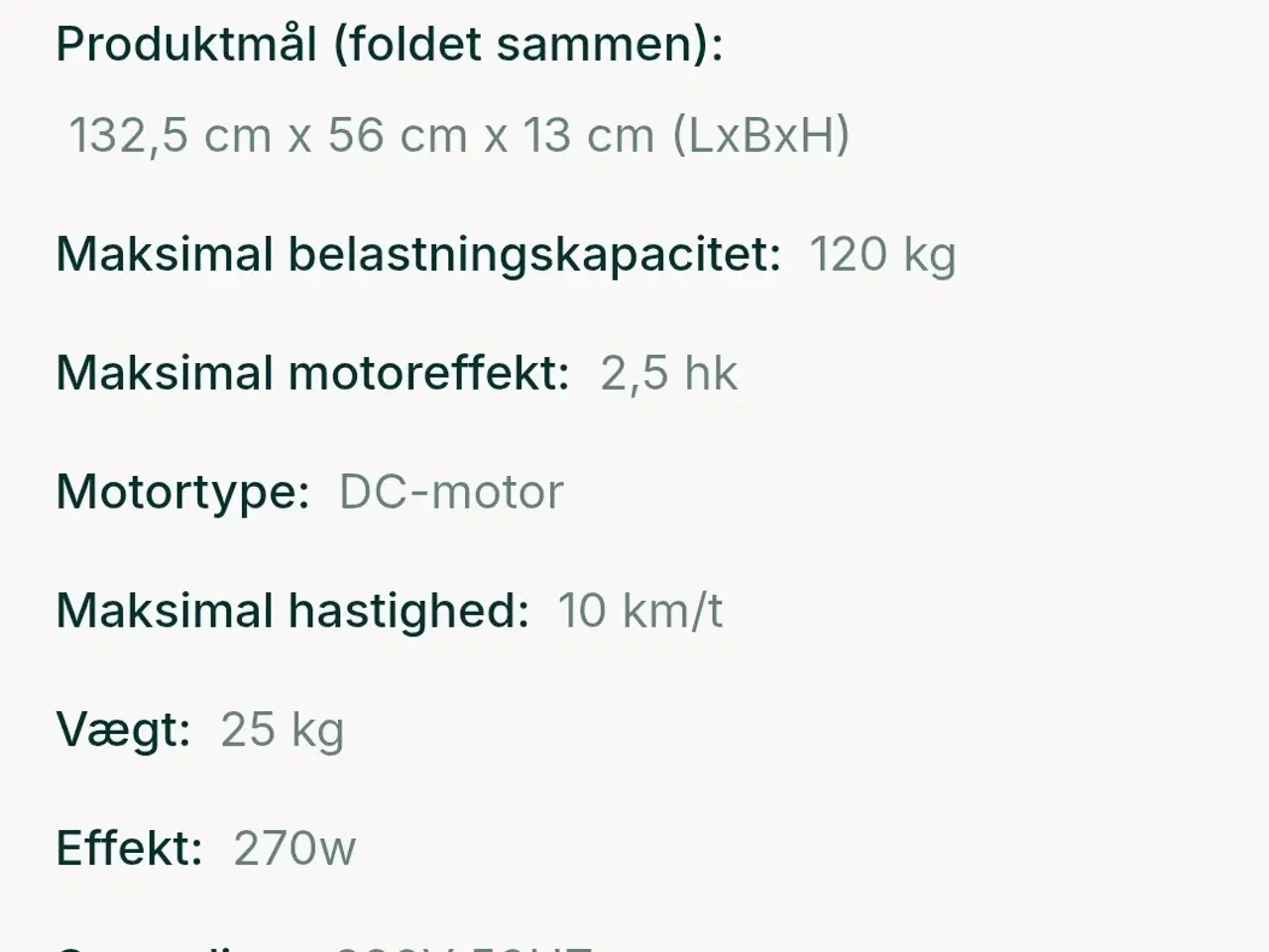 Billede 3 - løbebånd ubrugt, beskyttelsesmåtte ubrugt