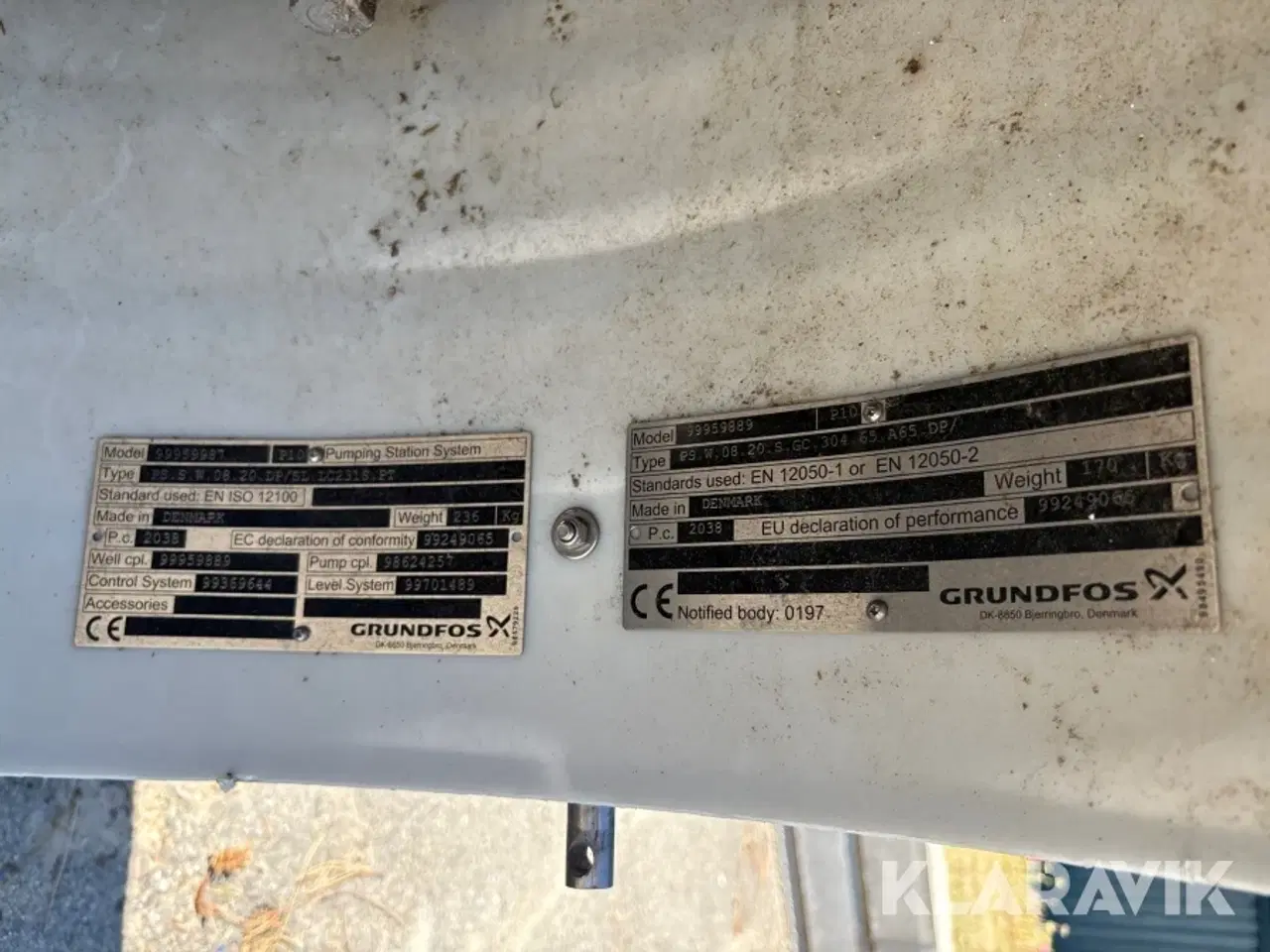 Billede 4 - Pumpestation Grundfos PS. W 08.20 til spildevand