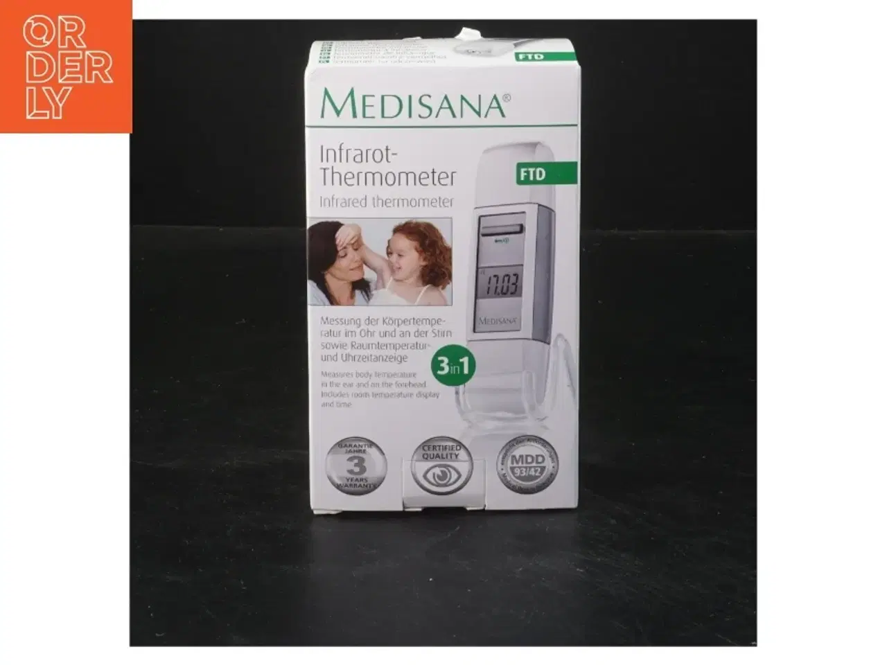 Billede 2 - Infrarød termometer Medisana fra Medisana (str. 10,5x2,5 cm)