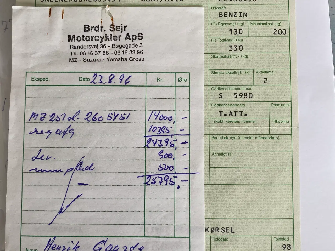 Billede 5 - MZ ETZ 250, en ejer