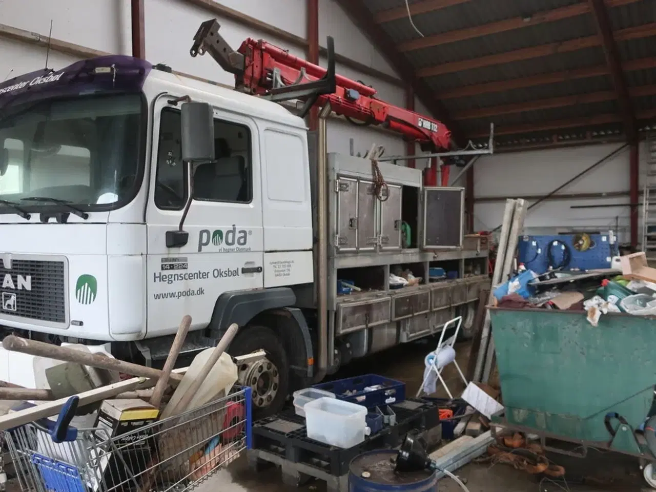 Billede 2 - Lastbil MAN 14.224 m. HIAB kran