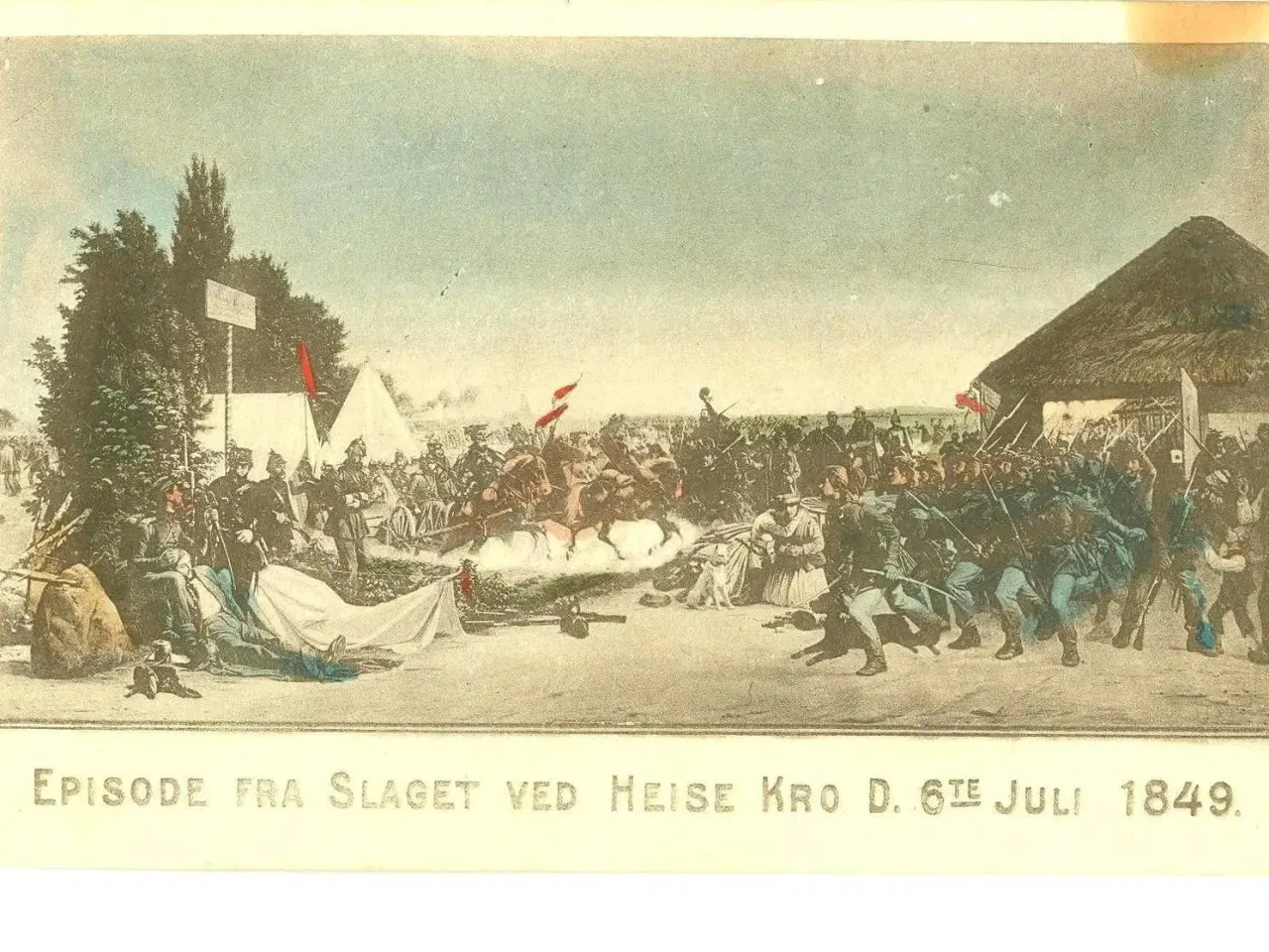 Billede 1 - Treårskrigen 1848-50, Heise Kro