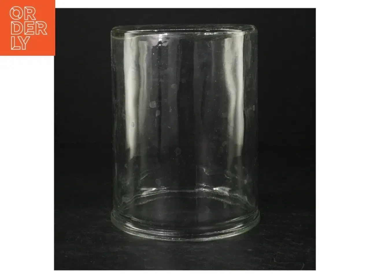 Billede 2 - Glasvase (str. H. 17,5 cm. ø. 13,5 cm)