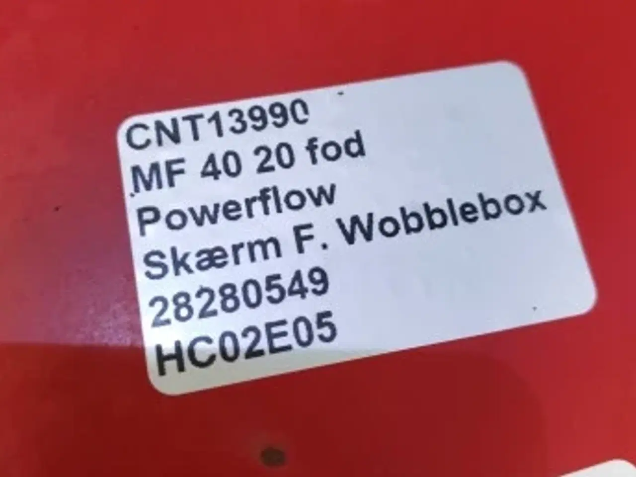 Billede 12 - Massey Ferguson 40 Powerflow 20 Fod Skærm 28280549