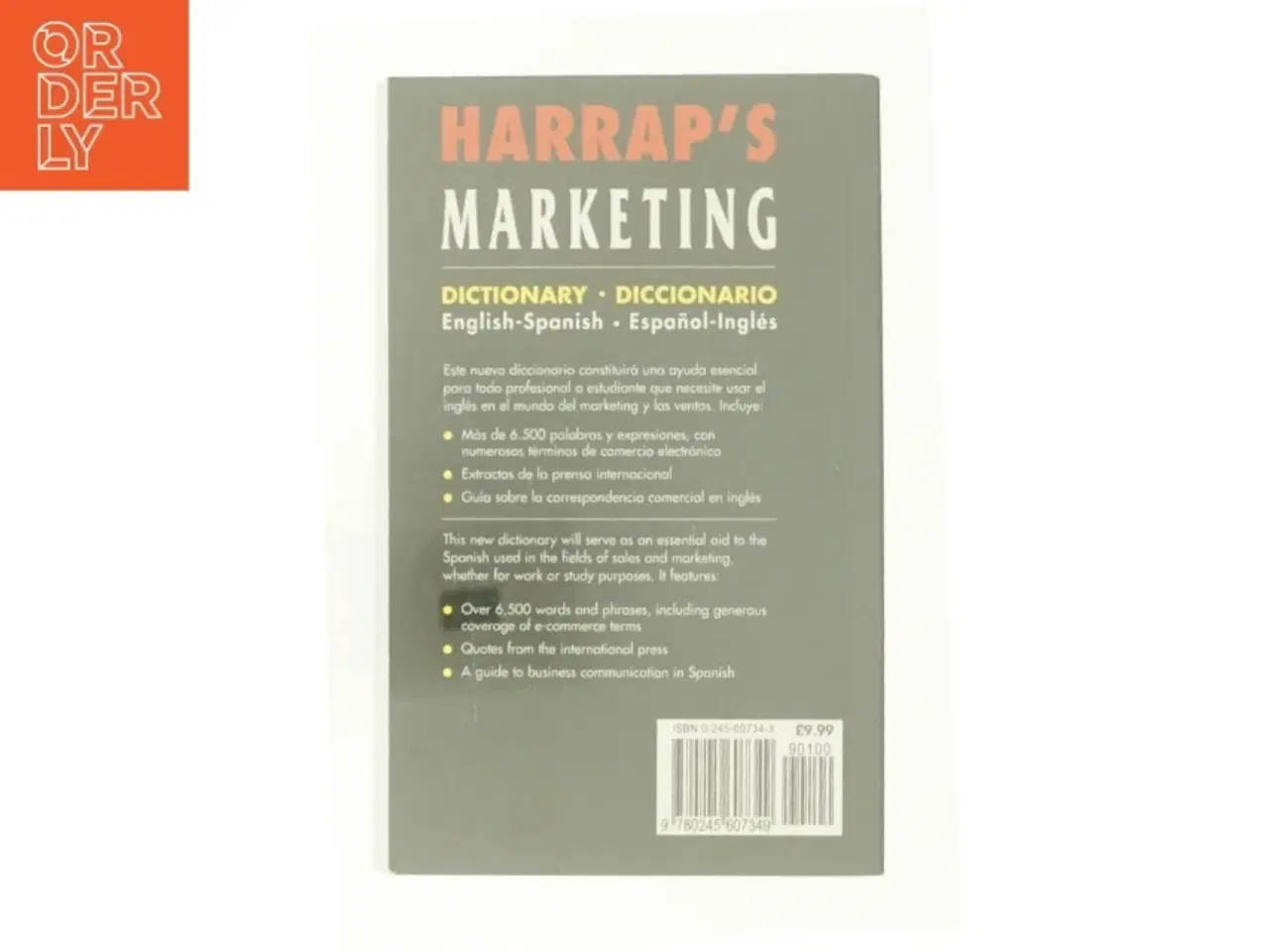 Billede 2 - Spanish Marketing Dictionary (Bog)