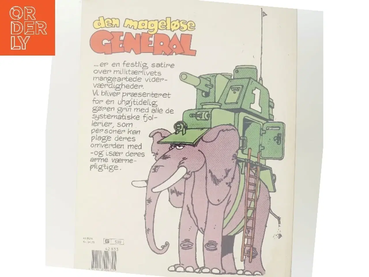 Billede 3 - Den mageløse General af Peter de Smet (Bog)