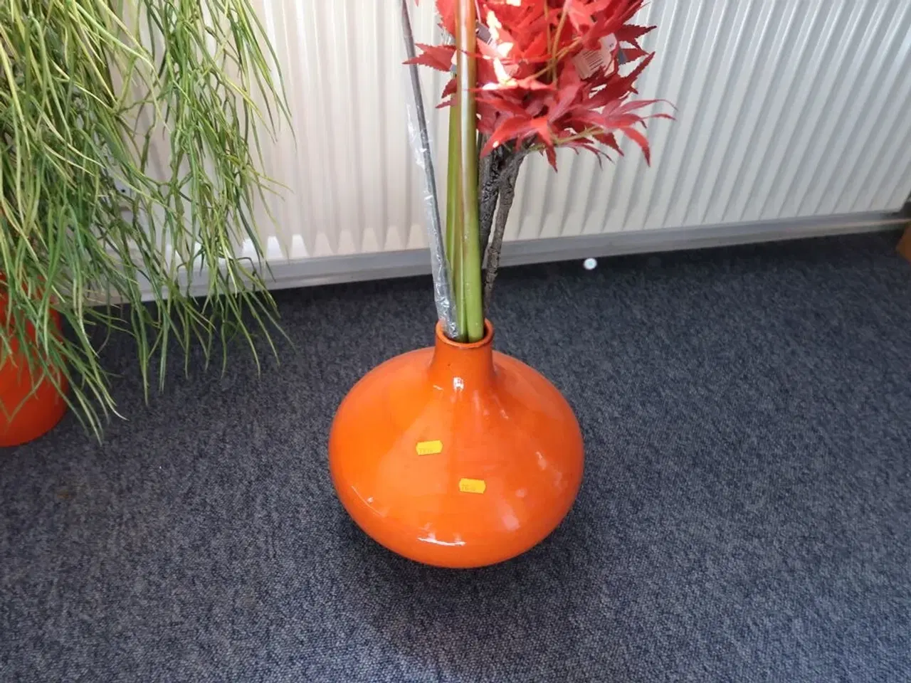 Billede 3 - Vase med div. Kunstige planter