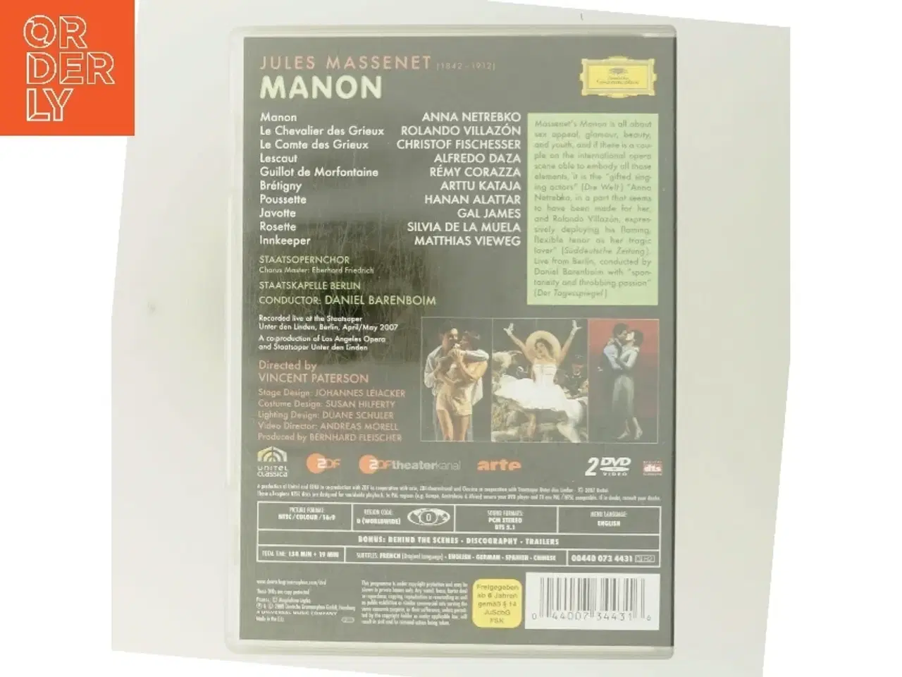 Billede 3 - Manon med Anna Netrebko (DVD)