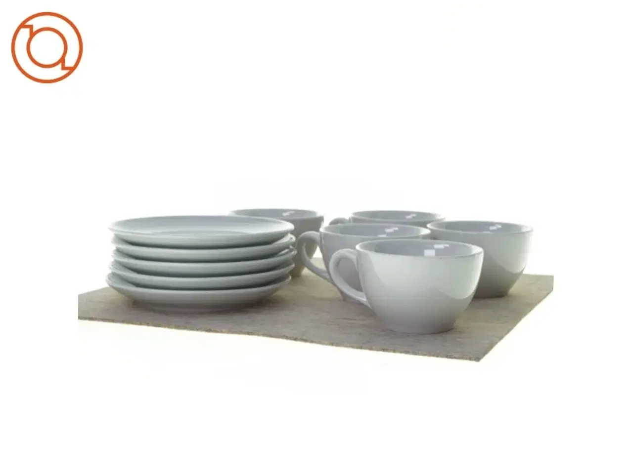 Billede 1 - Kaffe kopper med underkopper fra blu villeroy & boch (str. Kop 10 x 7 cm underkop 17 cm)