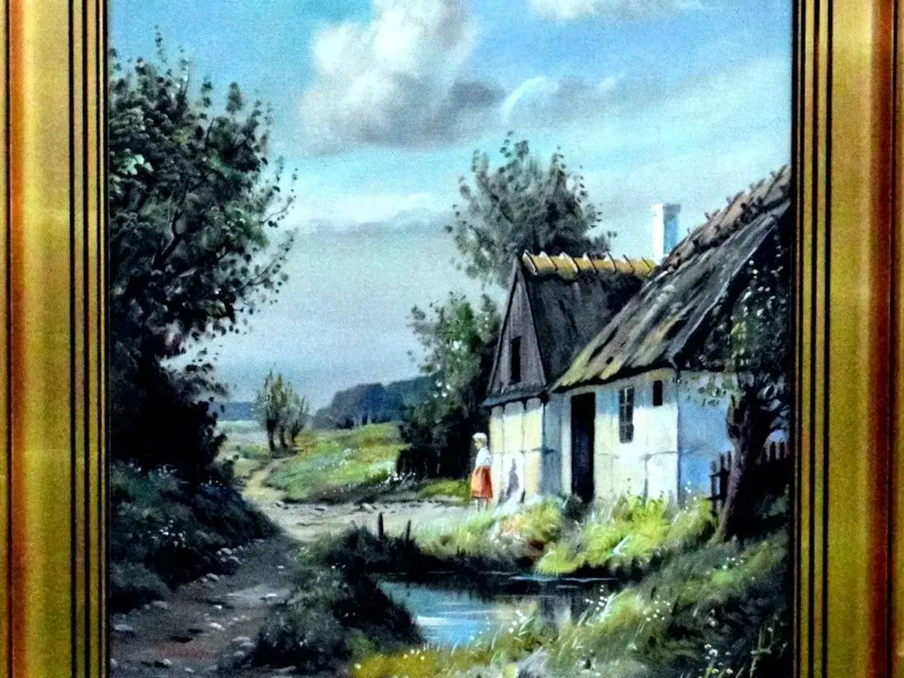 Billede 1 - Maleri af Kjeld Krautwald  (1919-2001)