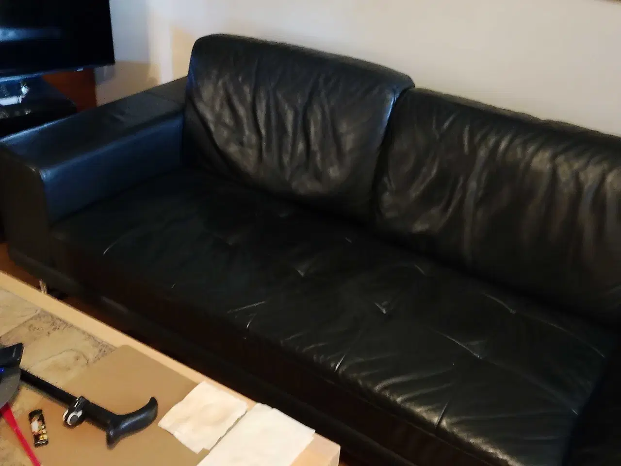Billede 2 - Sofa med chaiselong 