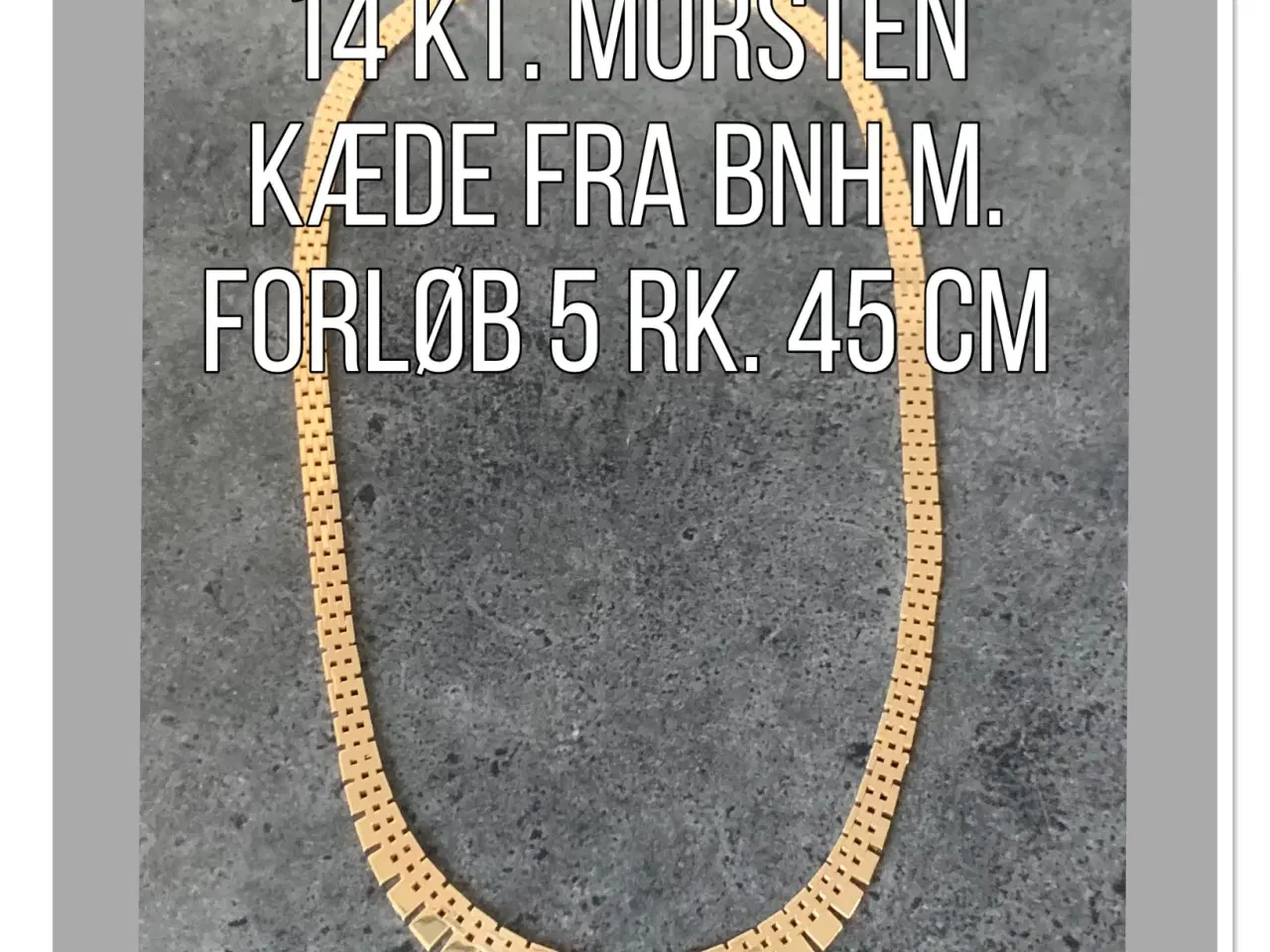 Billede 1 - Murstens halskæde sælges