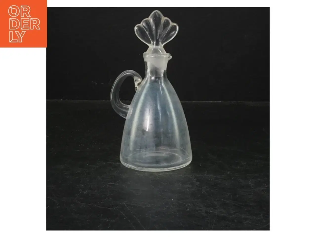 Billede 1 - Glasflaske med låg (str. 16 cm)