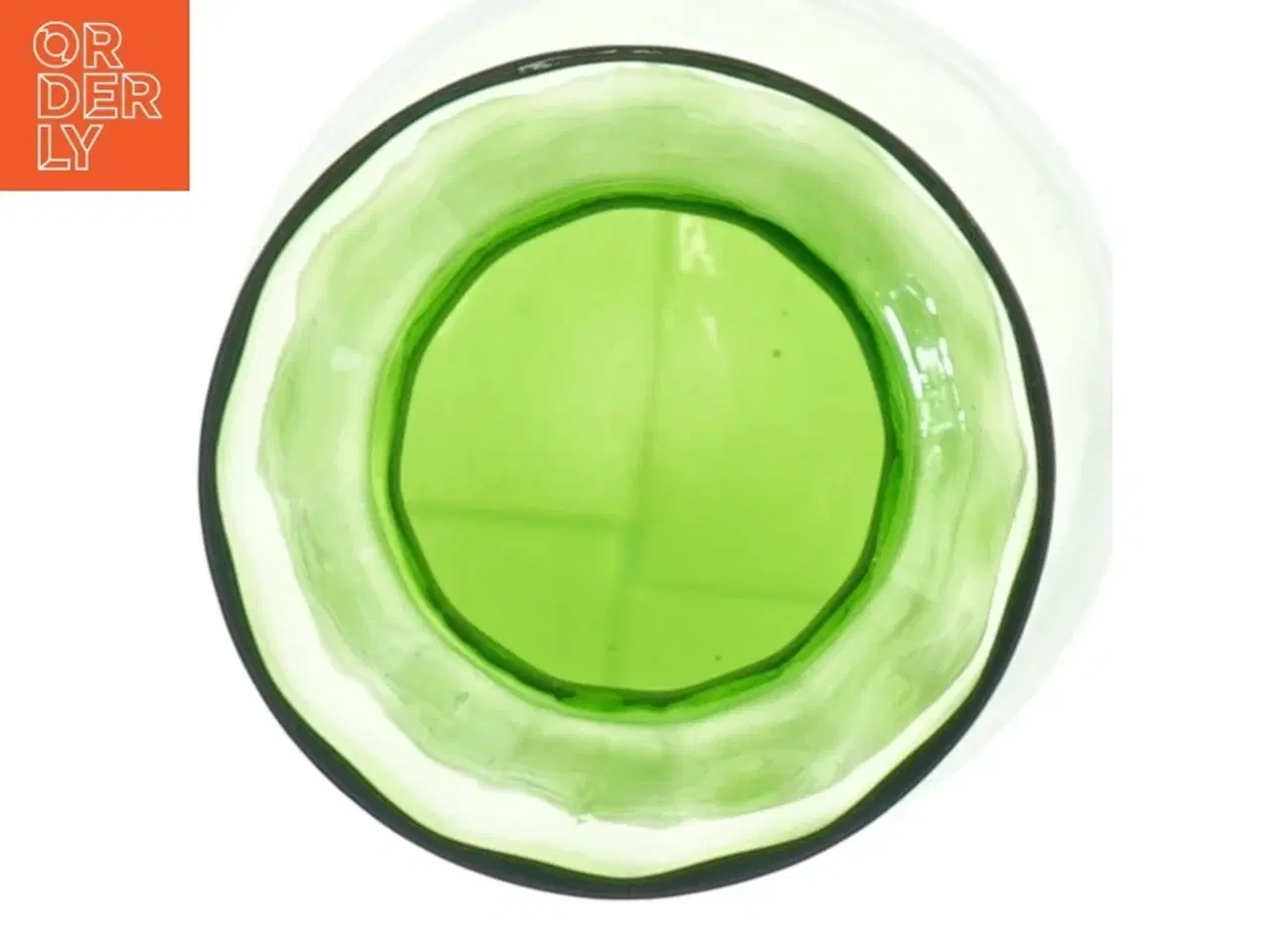 Billede 2 - Hyacint glasvase, antik (str. 17 cm)