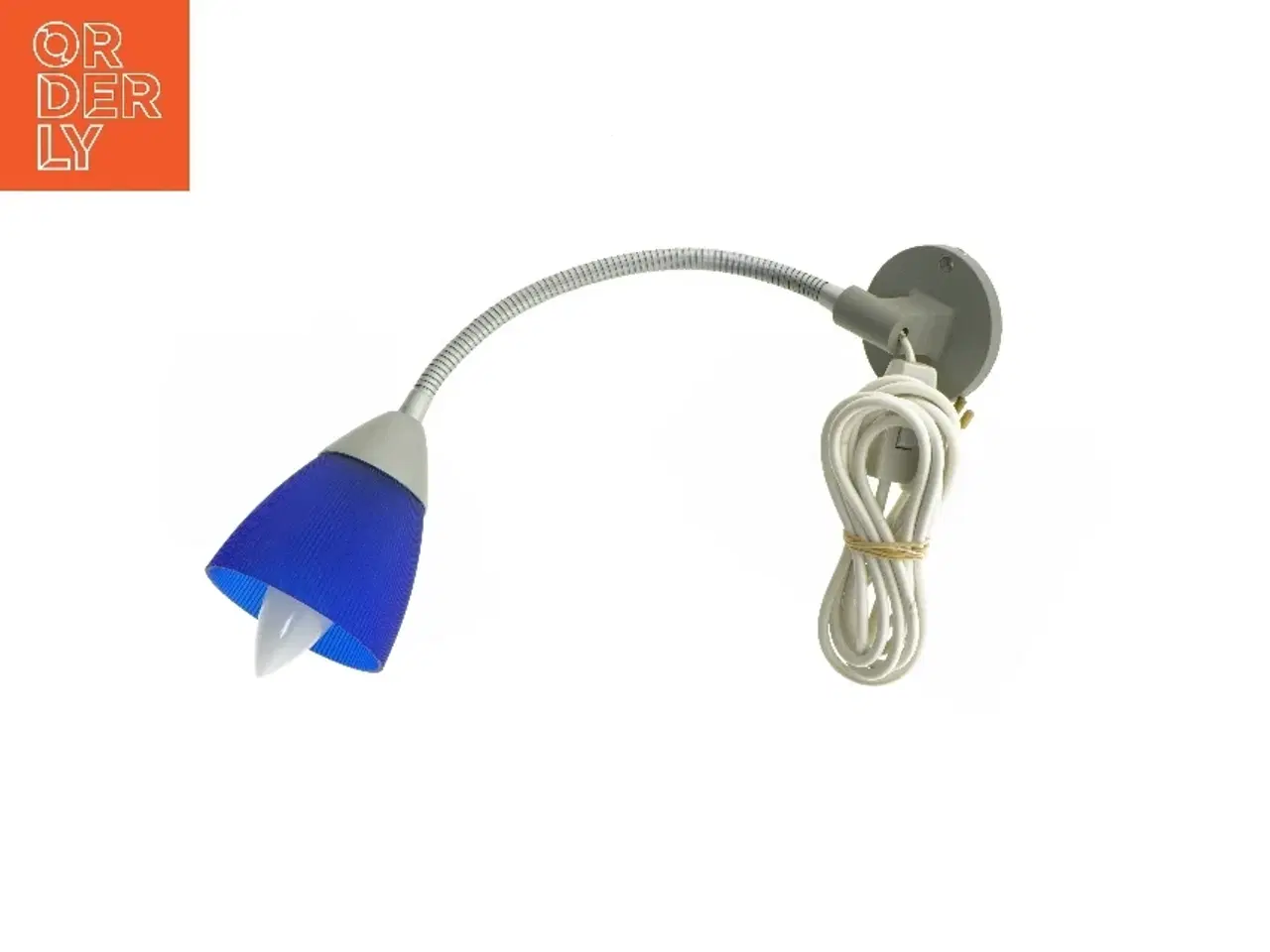 Billede 5 - Væglampe med blå skærm (str. 43 cm)