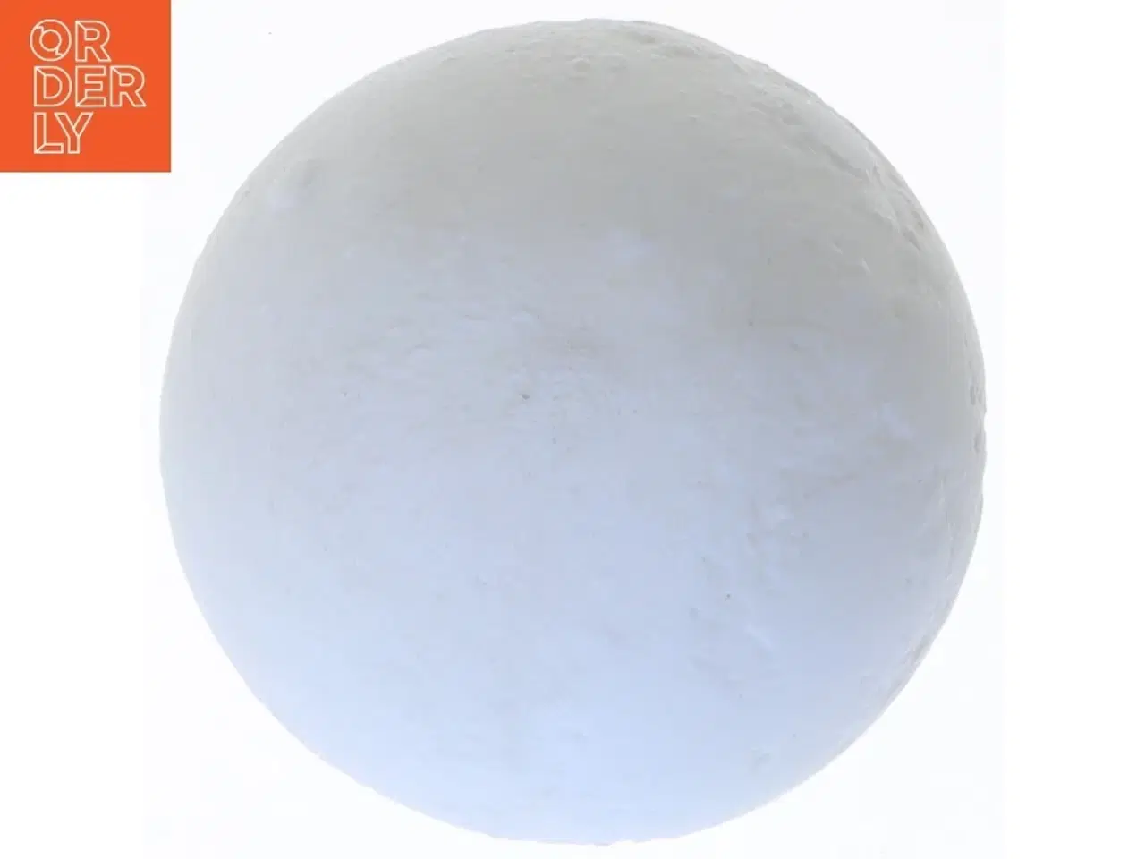 Billede 1 - Hvid kugle lampe (str. Ø 6,5 cm)