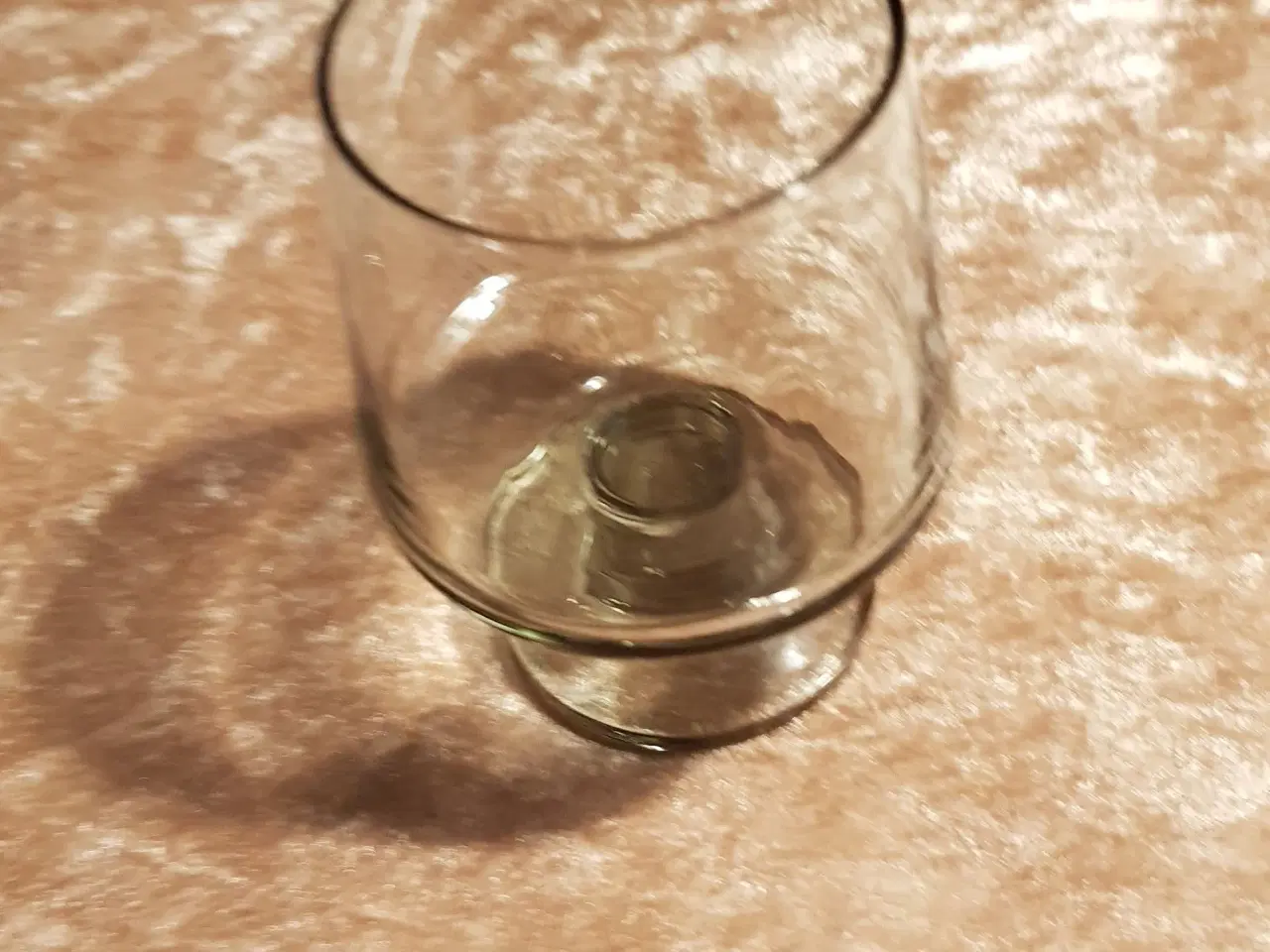 Billede 1 - Holmegaard røgfarvet cognacglas