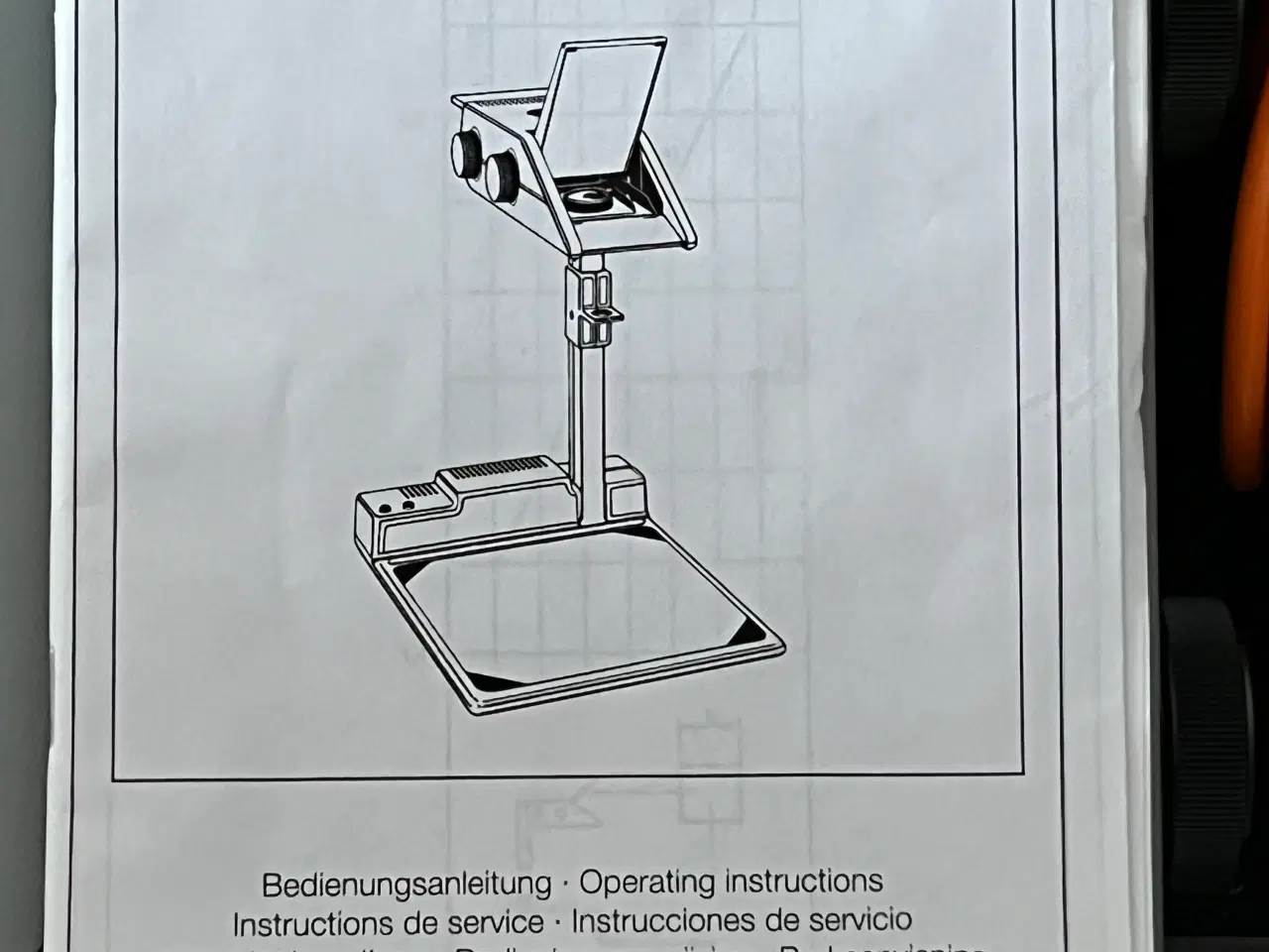 Billede 4 -  Overhead  Projektor  --  Transportabel  + taske