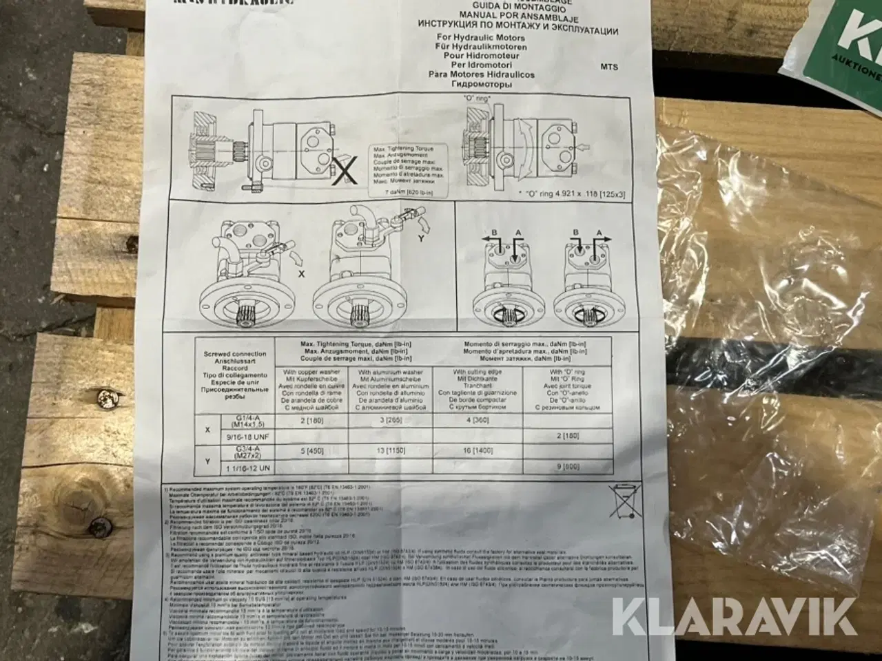 Billede 11 - Hydraulikmotor MTS SHORT 160cc