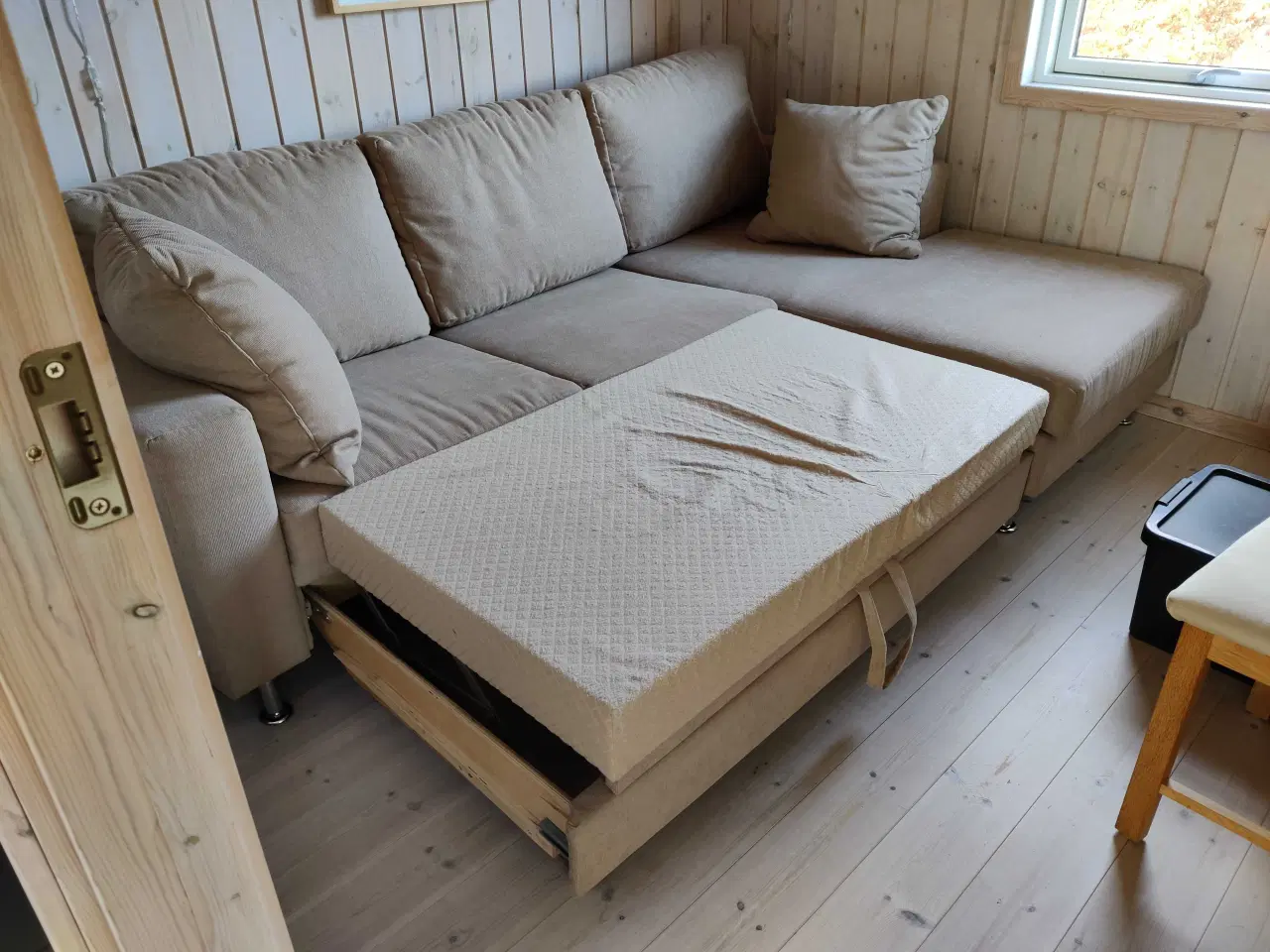 Billede 3 - Dobbelt sovesofa med chaiselong 