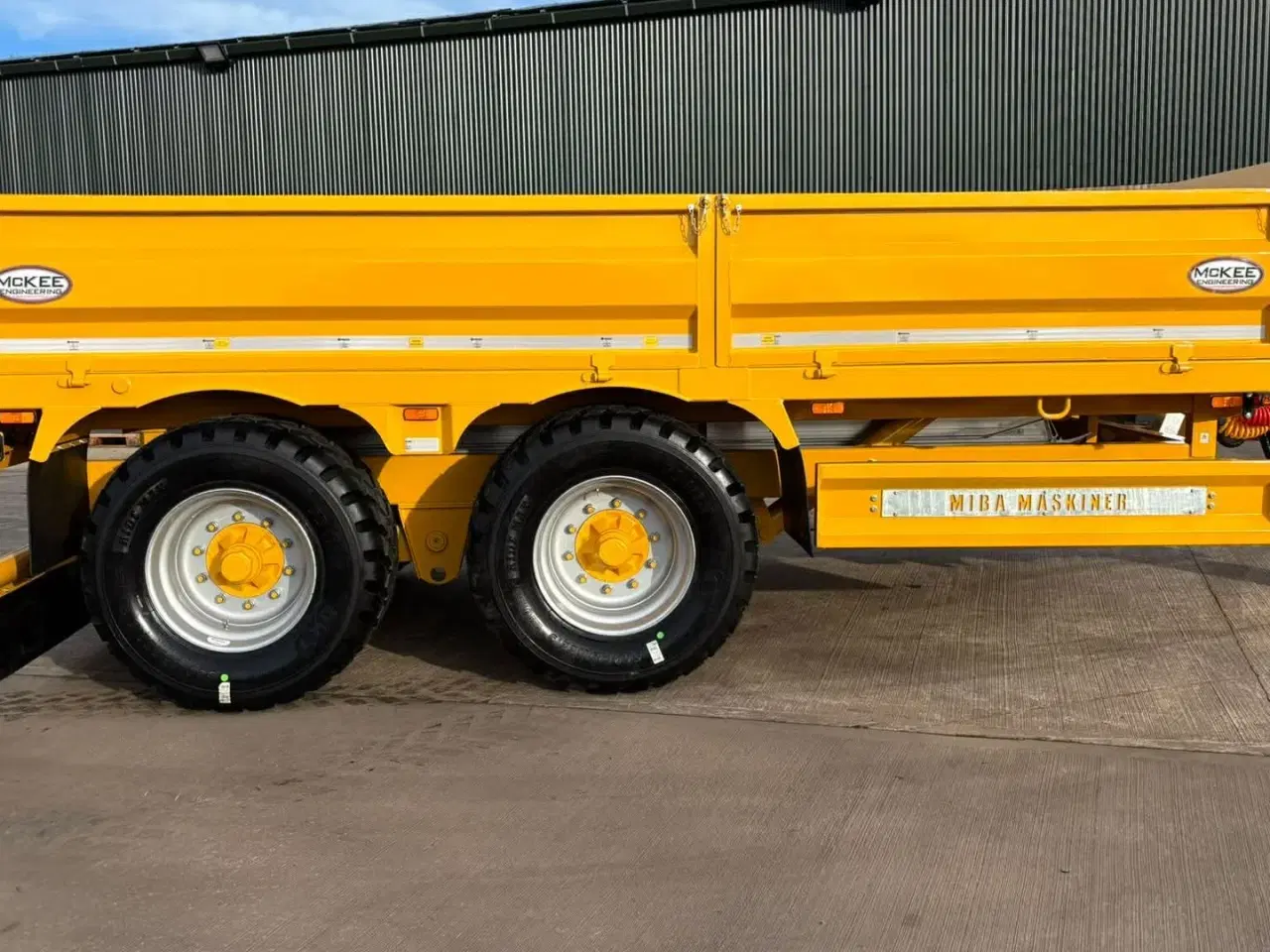 Billede 7 - McKee 16T entrepenørvogn med nedfoldbare sider