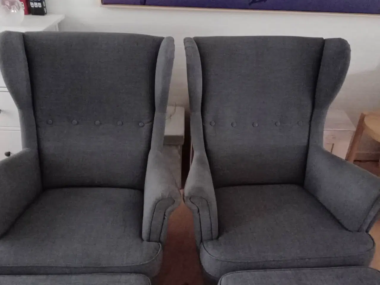 Billede 1 - To stole ed skamler