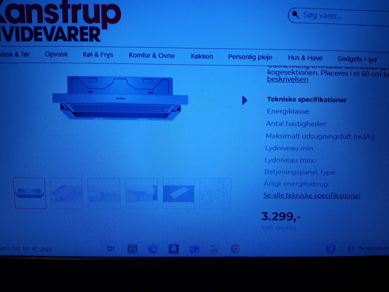 Billede 1 - Nyere udtræksemhætte sælges