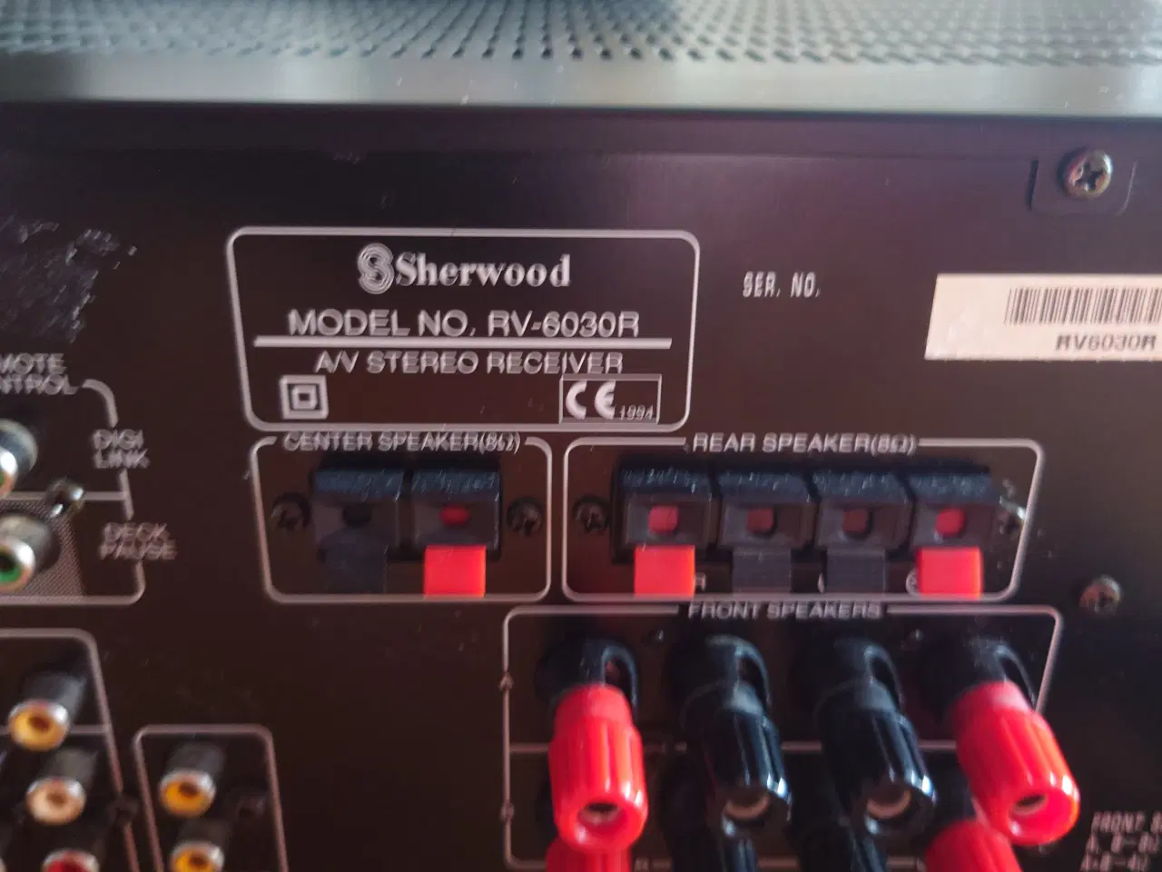 Billede 9 - Sherwood Receiver RV-6030R Stereo A/V 100 Watt