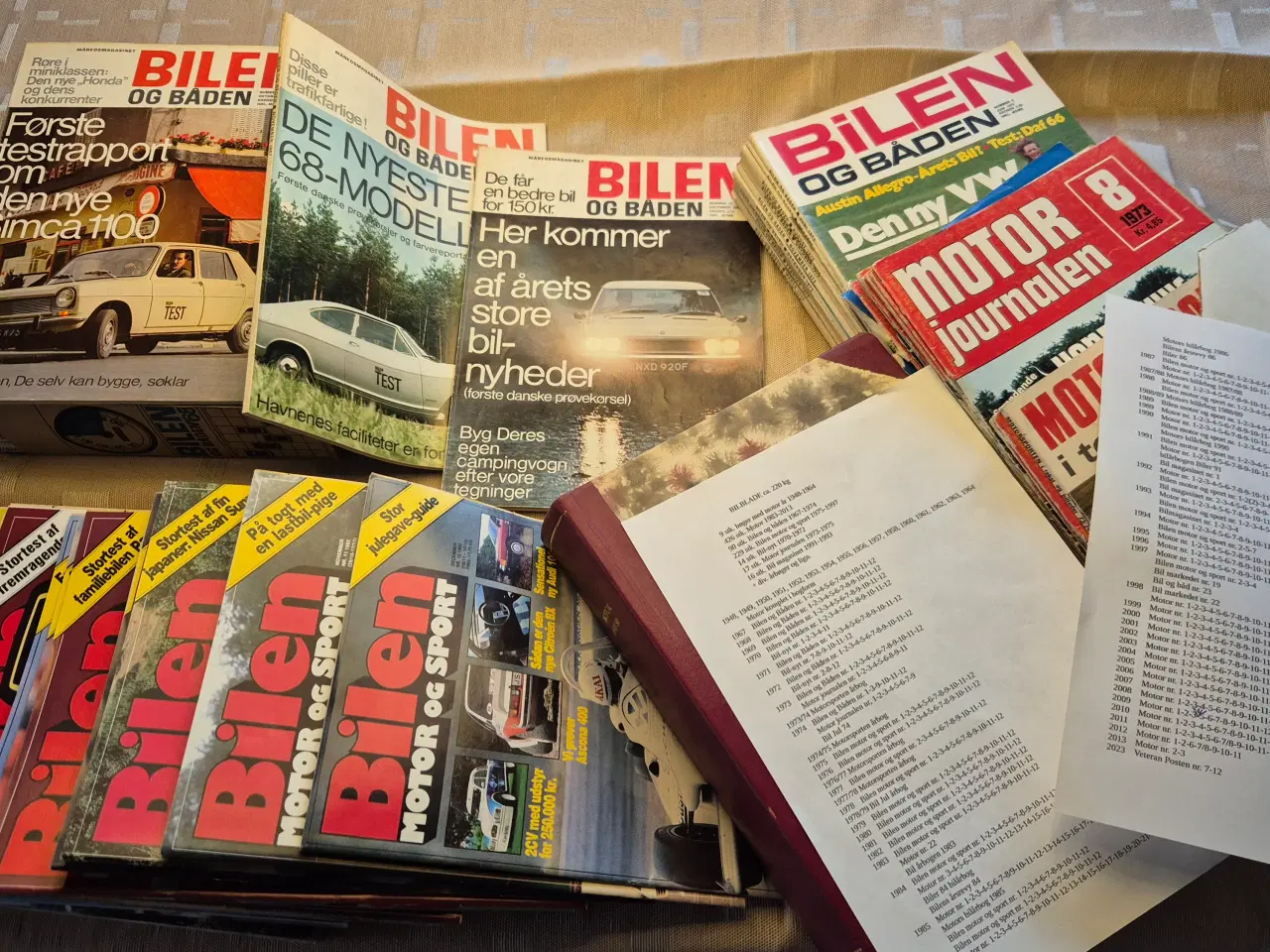 Billede 1 - Bilblade samling over 220 kg
