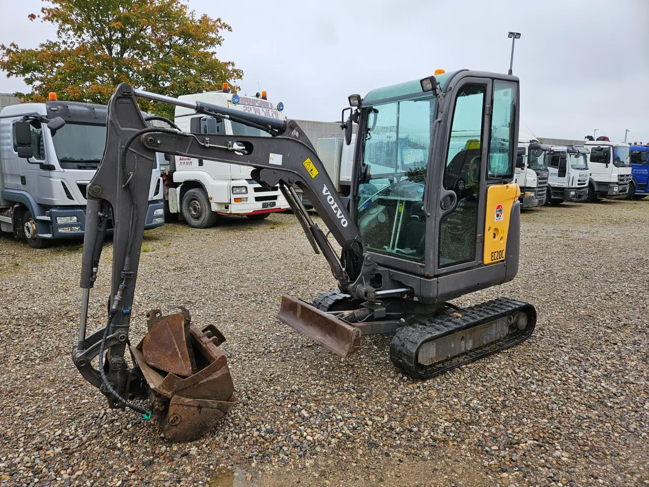 Billede 1 - Volvo EC 20 C med 4 skovle