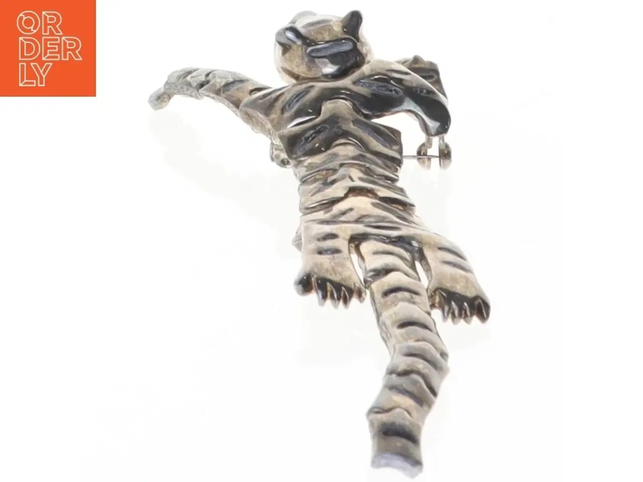 Billede 2 - Sølvbrosche af (str. 15 x 5 cm)