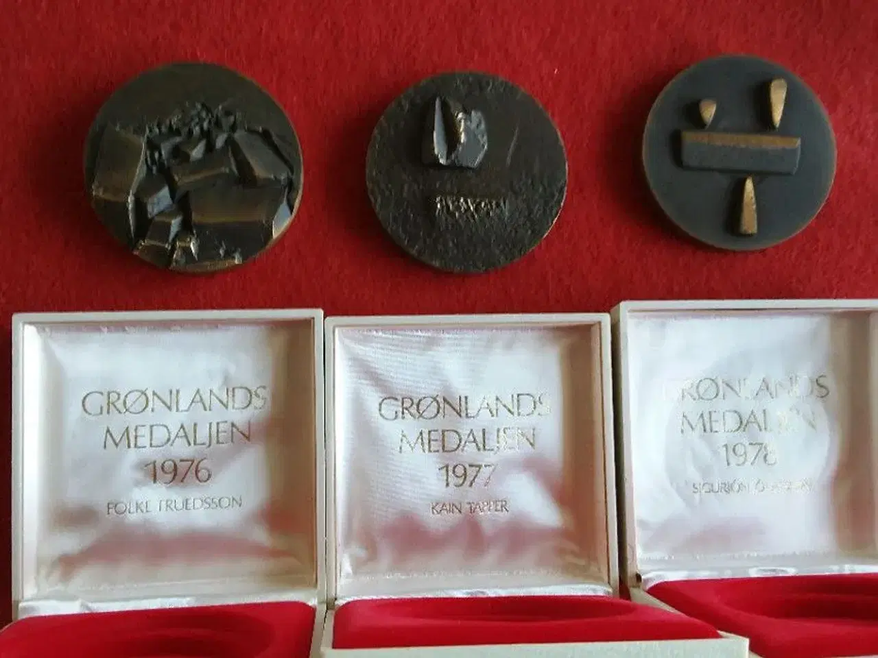 Billede 1 - Anders Nyborg medaljer Grønland
