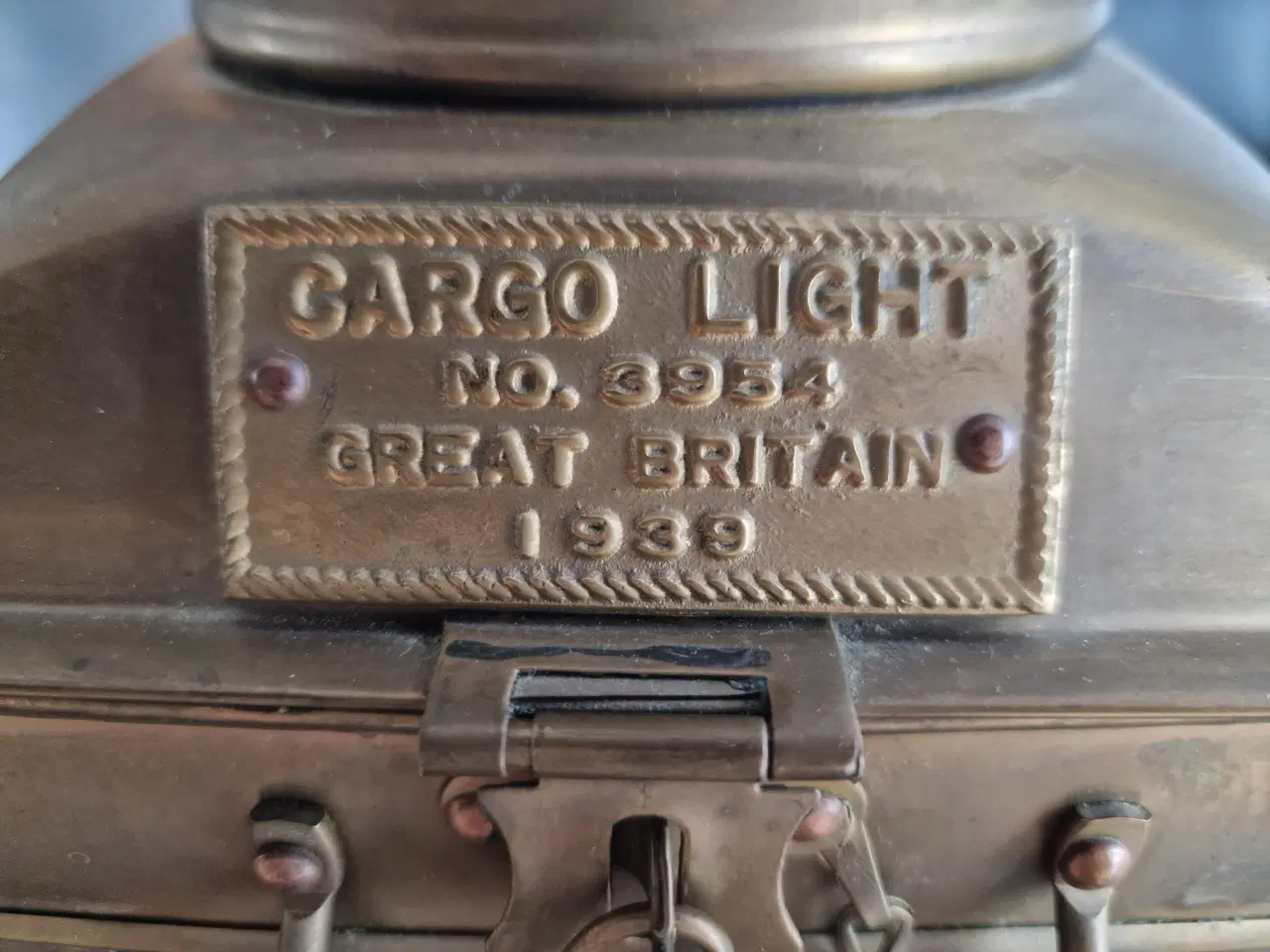 Billede 2 - Skibslampe Cargo Light No. 3954, 1939, Retro