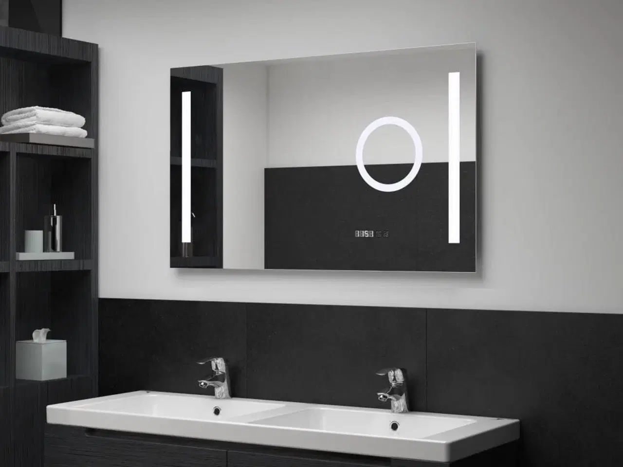 Billede 1 - LED-spejl til badeværelset med berøringssensor 100x60 cm