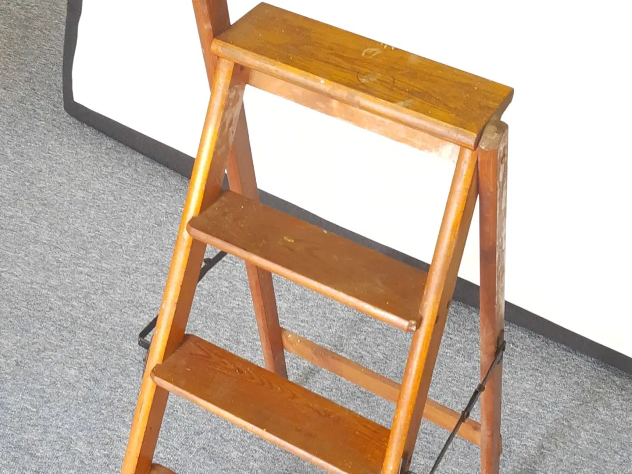 Billede 7 - Flot vintage træstige.